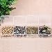 SATINIOR 12 Pack Clear Plastic Beads Storage Containers Box with Hinged Lid for Beads and More (2.12 x 2.12 x 0.79 Inch)