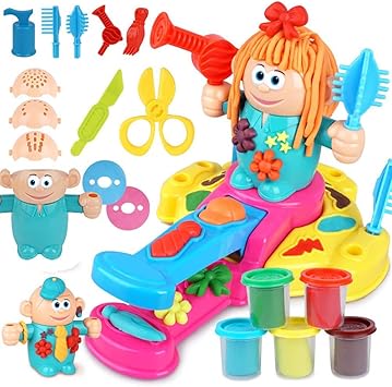 juego plastilina peluqueria