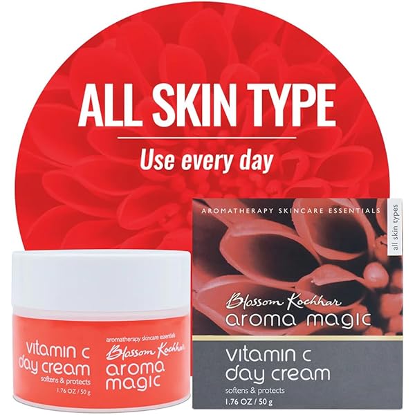 Amazon.com: Aroma Magic Vitamin C Day Cream with SPF 15 | Anti