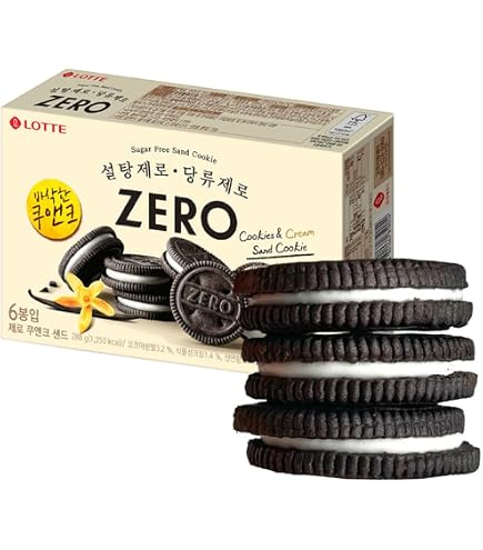 クッキー Amazon.com: LOTTE Zero Sugar Free Chocolate Chip Cookies 5.93 oz