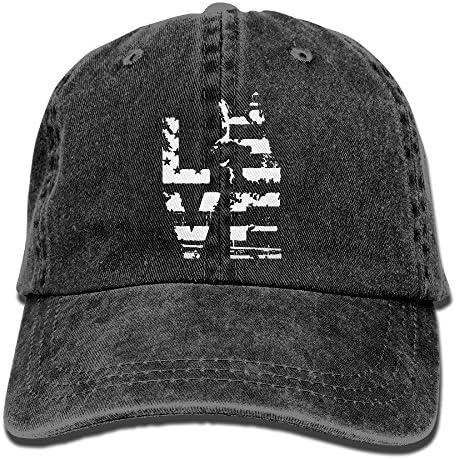 WE9SAW Love German Shepherd USA Flag Men Women Cotton Denim Fabric Sun Hat Adjustable Jeans Baseball Hat