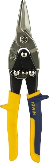 IRWIN 10504311 Straight Cut Aviation Snip with Safety Latch view 2