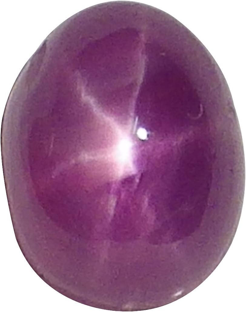 0.99 Ct. Unheated Natural Oval Cabochon Purple Pink Star Sapphire Loose Gemstone