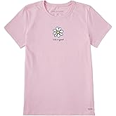 Life is Good Womens Crusher Tee Lig Daisy
