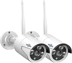 Hiseeu Camera Add on 2 Pack 5MP Outdoor Wireless