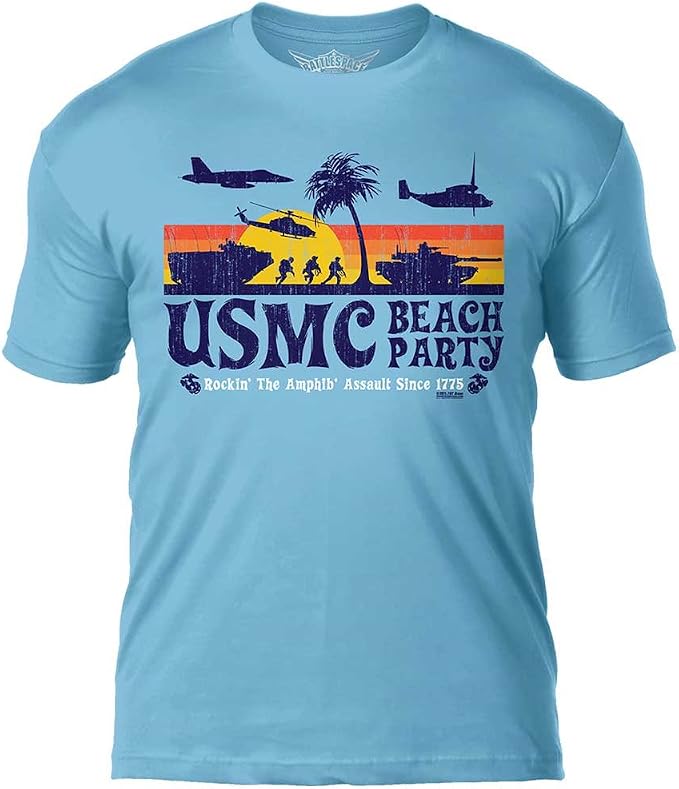 USMC 'Beach Party' Men's Battlespace T-Shirt