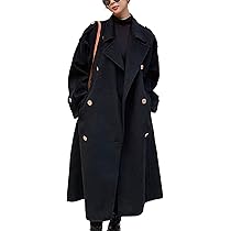 Amazon.com: chouyatou Women's Winter Double Breasted Midi