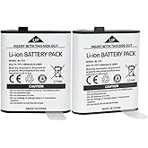 BOAOFENG F22 MP25 Battery Walkie Talkies BL-T22 Original Li-ion Battery 3.7V 1400mAh Compatible F22 MP25 Two Way Radio (2 Pack)