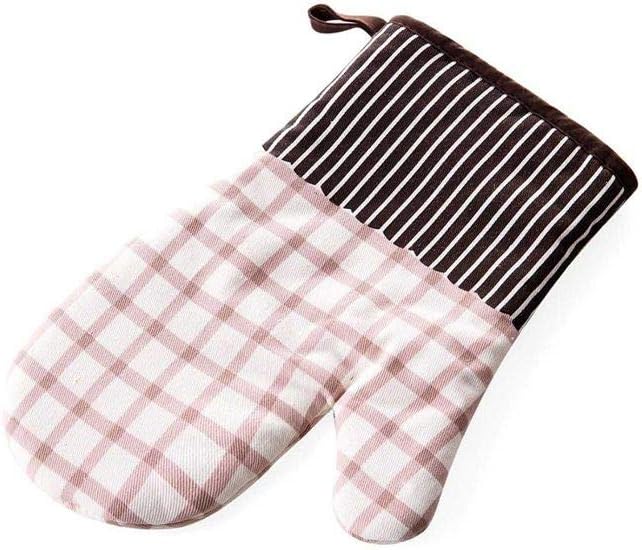 Oven Mitts Cotton Oven Mitt Kitchen Cooking Microwave Oven Gloves Pot Holder Heatproof Mitts BBQ Gloves Camping Potholder,White