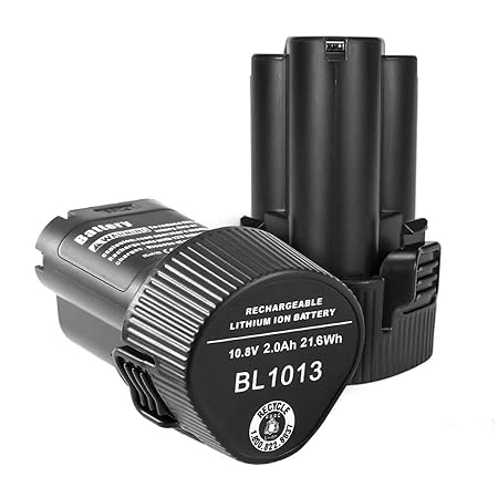 Reoben für Makita Akku 10.8V 2.0Ah Li-ion Akku Ersatzakku Werkzeug Batterie für BL1013 BL1014 194550-6 194551-4 (2 Stück)