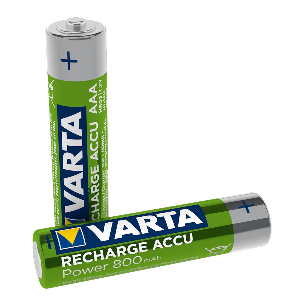 VARTA PHONE Rechargeable 550 mAh AAA Micro NiMH Accu Battery (Pack of