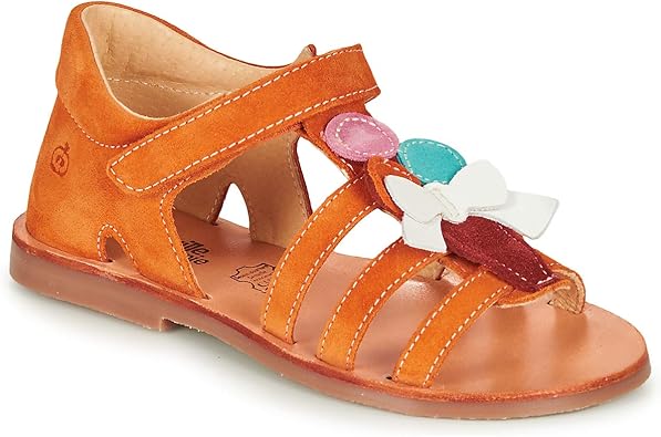 girls orange sandals