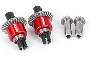 RCAWD Oiltight Differential 30T 0.8Mod with 12T Main Gear Replace for ARA311177V2, for Arrma 1/16 Mojave Grom 1/14 Typhon 1/18 Granite, Losi 1/12 Nascar Oil Filled Rear Differential Upgrades Part