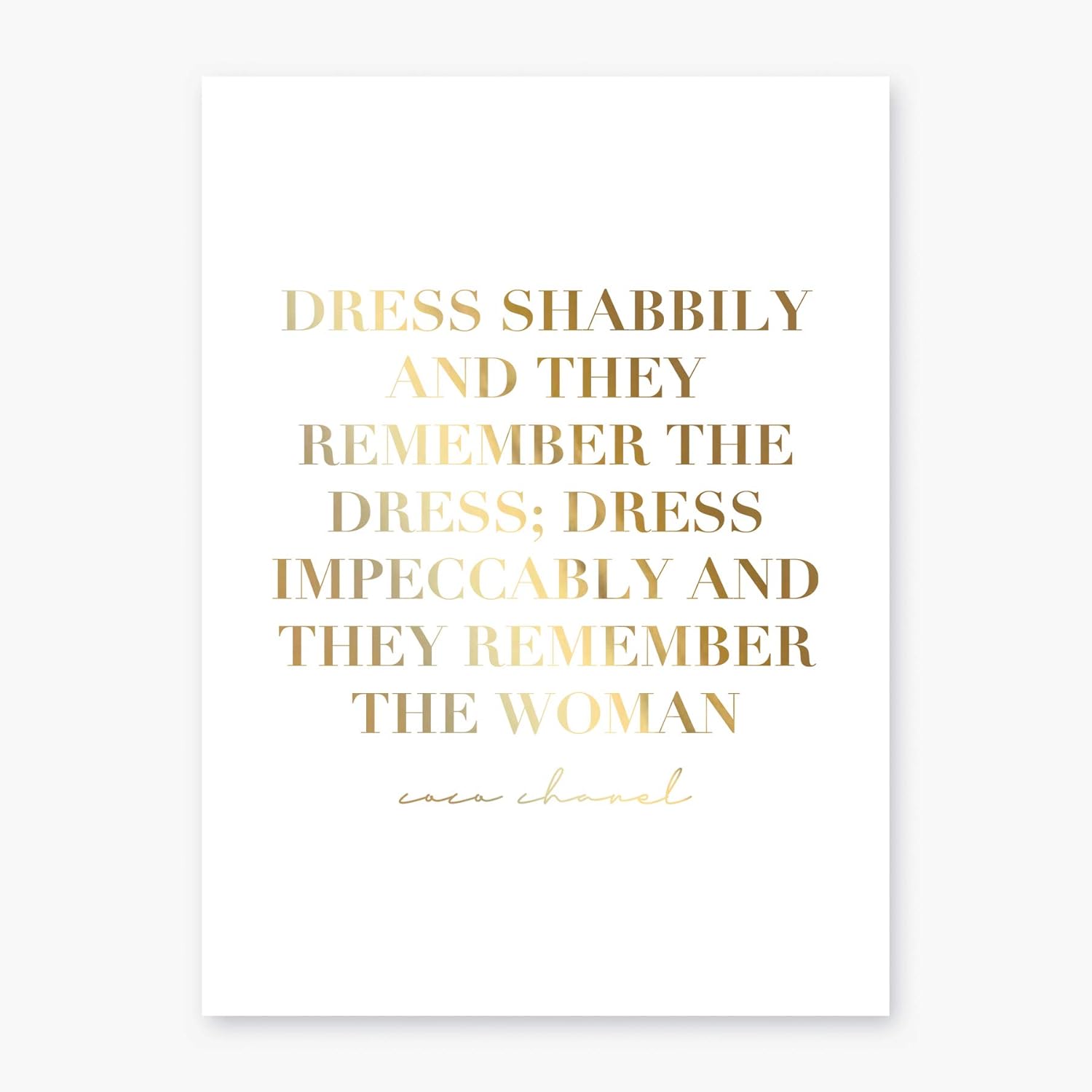 dress shabbily quotes