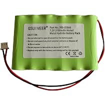 Amazon.com: GSUIVEER 300-03866 7.2V 3700mAh Battery Compatible ...