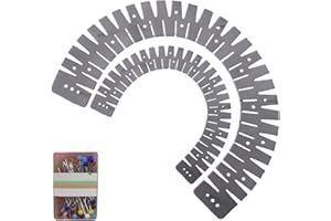 2pcs Flexible Sewing Hemming Guide Suitable for Fabric Alignment Thermal Stable Hemmer Tool Seamlessly Stitching Silicone Hem