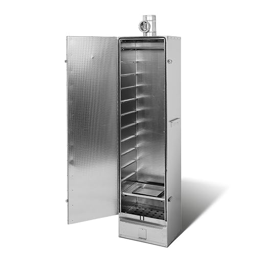 Isolierter und geprägter Smoki Räucherofen: 150cm hoch - Nr. 1543
