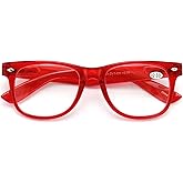 V.W.E. Progressive Reading Glasses No Line Clear on Top Bifocals Reader - Comfortable Classic Design