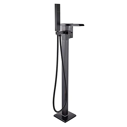 Rozin Bathroom Floor Mounted Standing Tub Faucet Single Handle