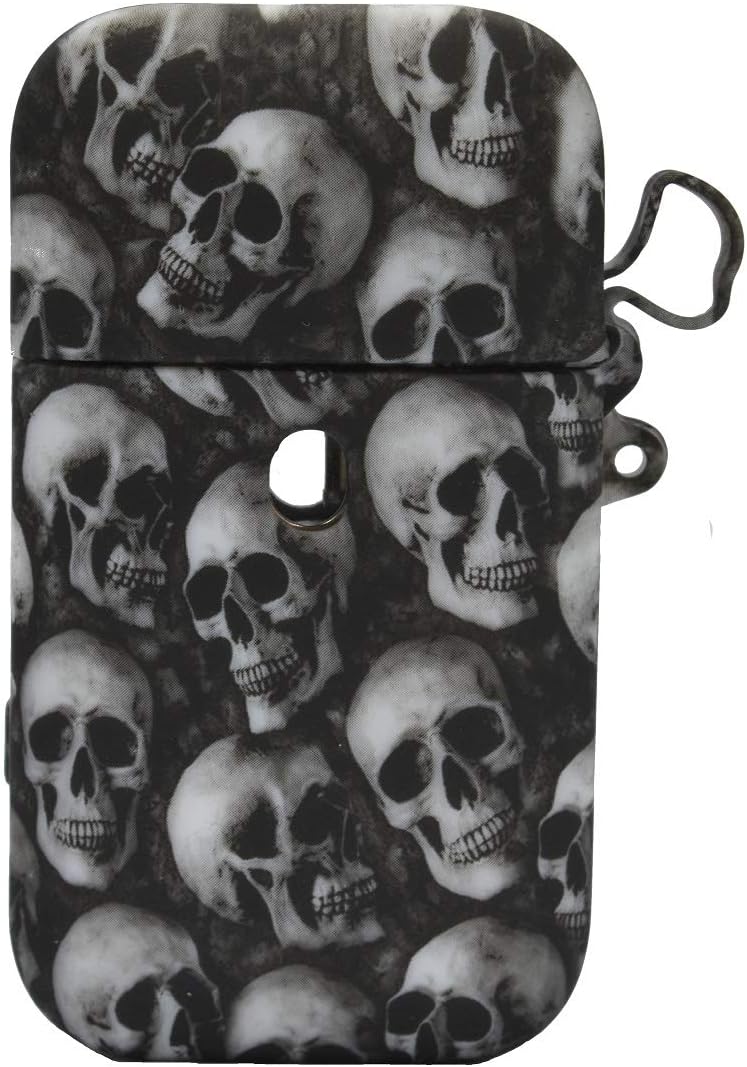 Silicone Case for Zero Aurora Play with Lanyard Skull Head Pattern (White)