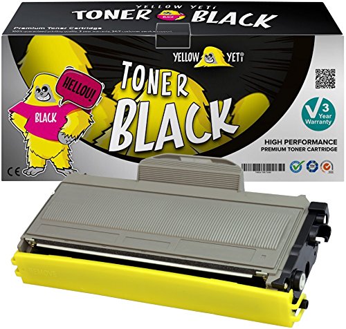 YELLOW YETI TN2120 TN2110 (2,600 Pages) Compatible Toner Cartridge for use with Brother HL-2140 HL-2150 HL-2170 MFC-7320 MFC-7340 MFC-7440 MFC-7840 DCP-7030 DCP-7040 DCP-7045 [3 Years service]