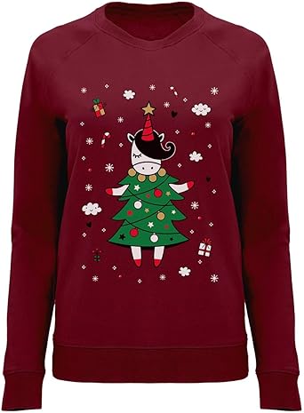 Pull noel licorne Clearance
