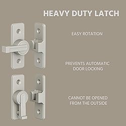90 Degree Barn Door Lock Latch – Zinc Alloy