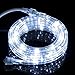 Izzy Creation 10.6FT Cool White LED Flexible Rope Lights Kit, Indoor/Outdoor Lighting, 3/8