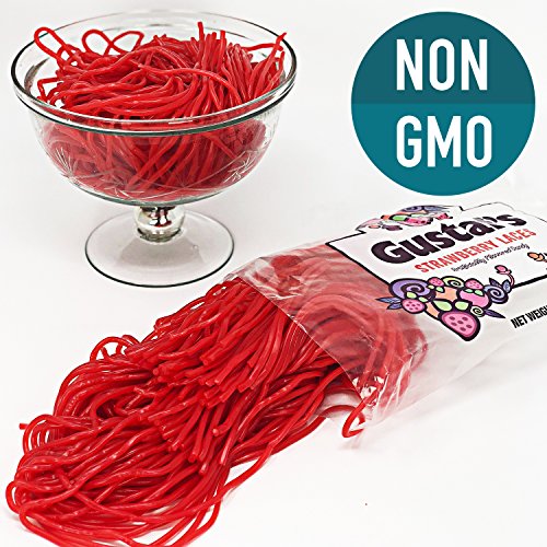 Gustaf's Strawberry Laces, 2-Pound Bags (Pack of 3)