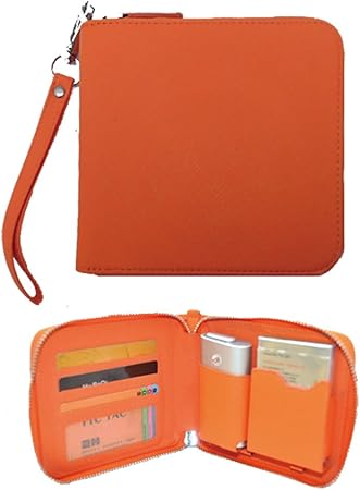 Amazon Co Jp Glo グロー ケース Tn5 オレンジ 電子タバコケース ファスナー式 全部収納 Glo087 Glo087 ドラッグストア