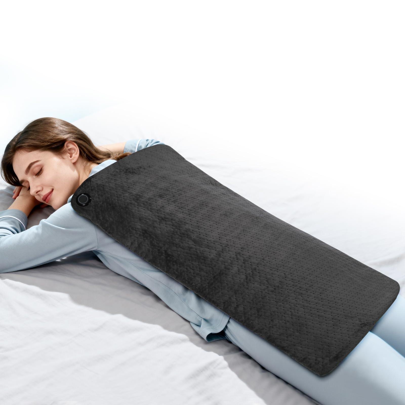 Photo 1 of 24V Heating Pad – Portable Electric Heat Pad with 6 Heat Settings, Auto Shut Off, Super Soft for Back, Neck, Cramps, Shoulders, Christmas Gifts for Mom, Dad, Women, Men(15" x 30")