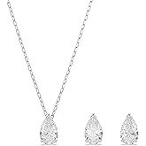 Swarovski Attract Jewelry Set Collection, Blue Crystals, Clear Crystals