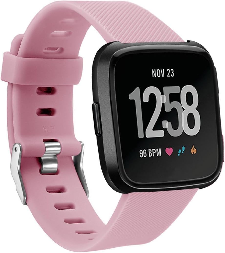 Insaneness Replacement Fashion Sports Twill Silicone Bracelet Strap Band For Fitbit Versa 228mm