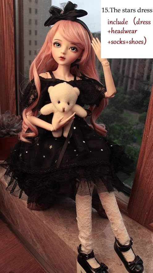 Amazon Tenasaku1 3 Bjd 人形服 素敵な服ガールギフトミニドレス手作りドール服おもちゃ 人形アクセサリー 人形 ドール おもちゃ