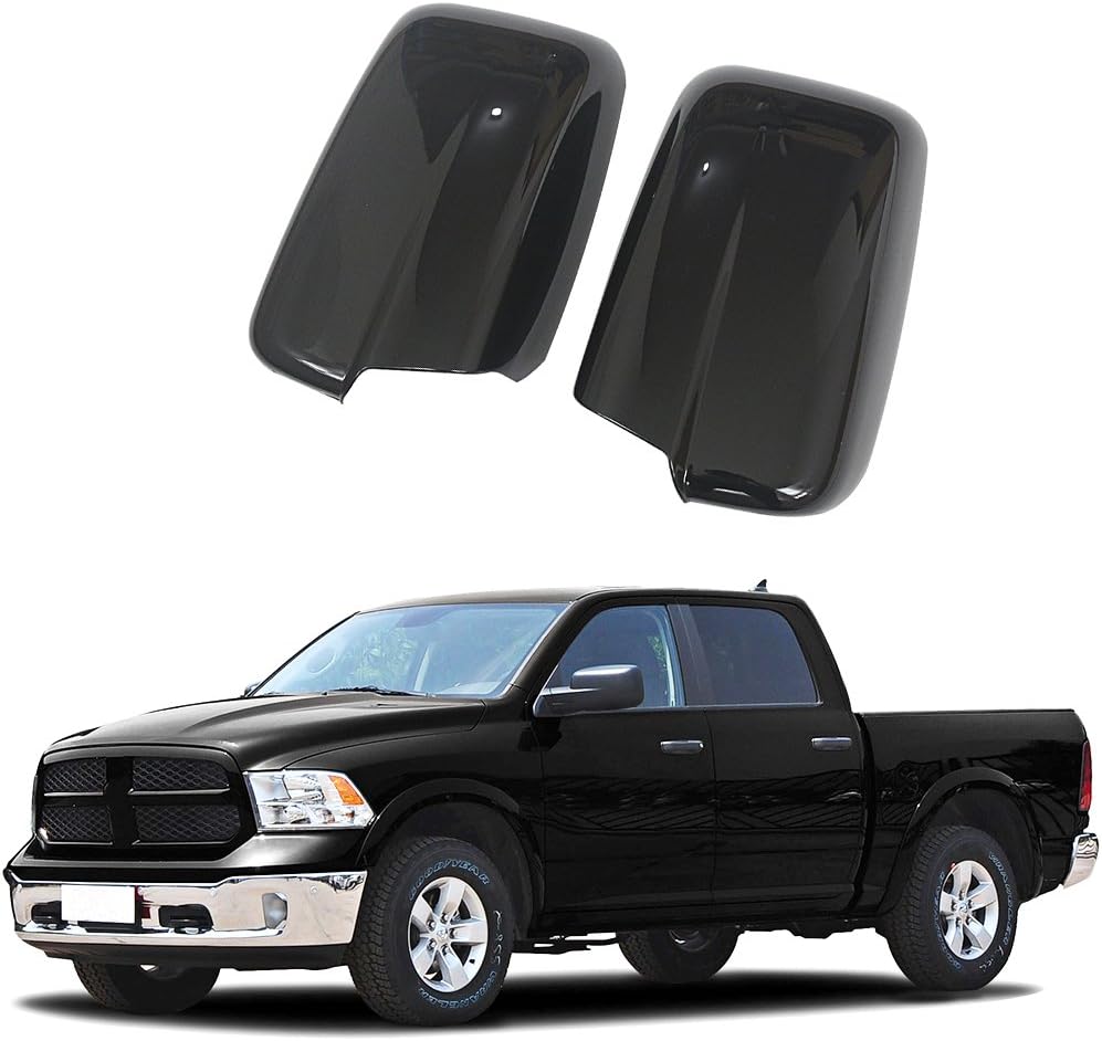 NINTE Mirror Cover for 20092018 Dodge RAM 1500/20102017 RAM 2500 3500