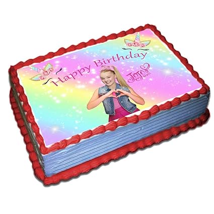 Jojo Cake Topper Sheet Edible Frosting Photo Jojo Cake Decoration