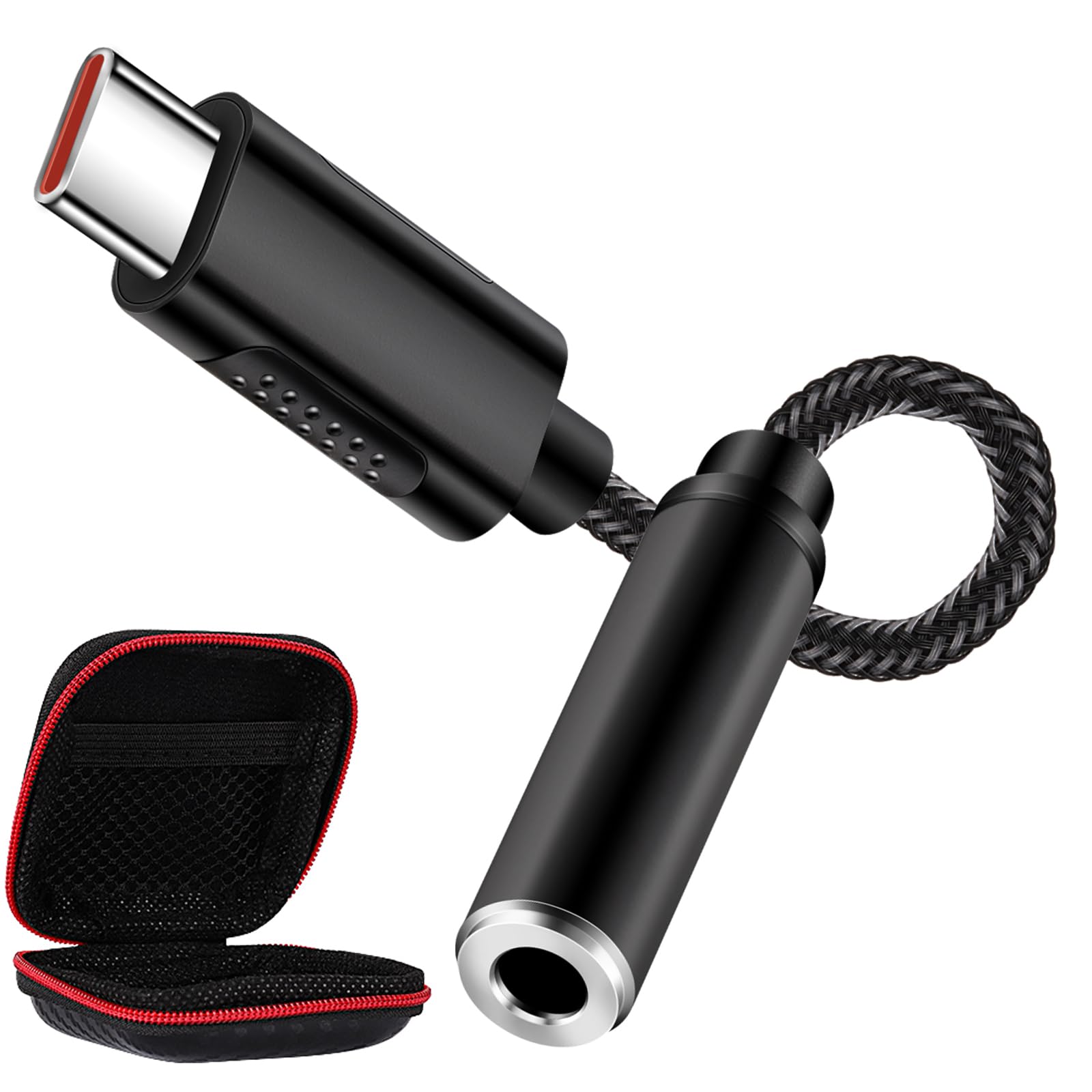 Type c to Headphone Jack Adapter for Samsung A17 A26 S26 A16 A56 A36 Z Flip Fold 7 6 A35 S25 A55 A53, USB C to 3.5mm Jack Earphone Adapter Aux Audio Adopter for iPhone 17 16e 16 15 Pro for Pixel 10 9a