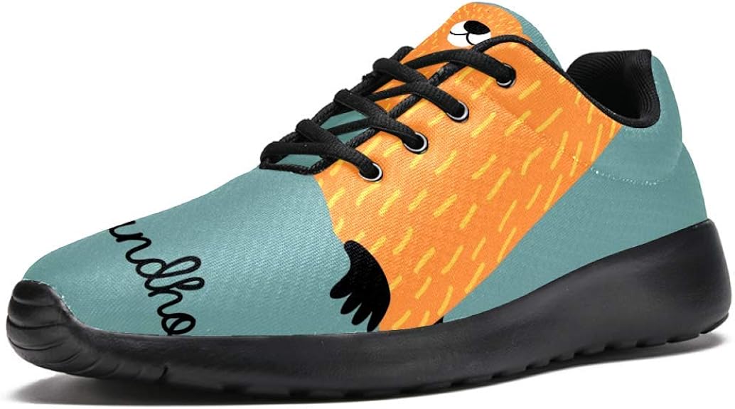 Cute Animal Groundhog Men’s Running Shoes
