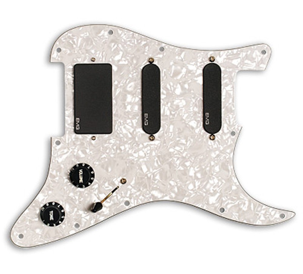 EMG KH20 Pro Series Kirk Hammett Active Pickup Prewired Guitar Pickguard Set, Black