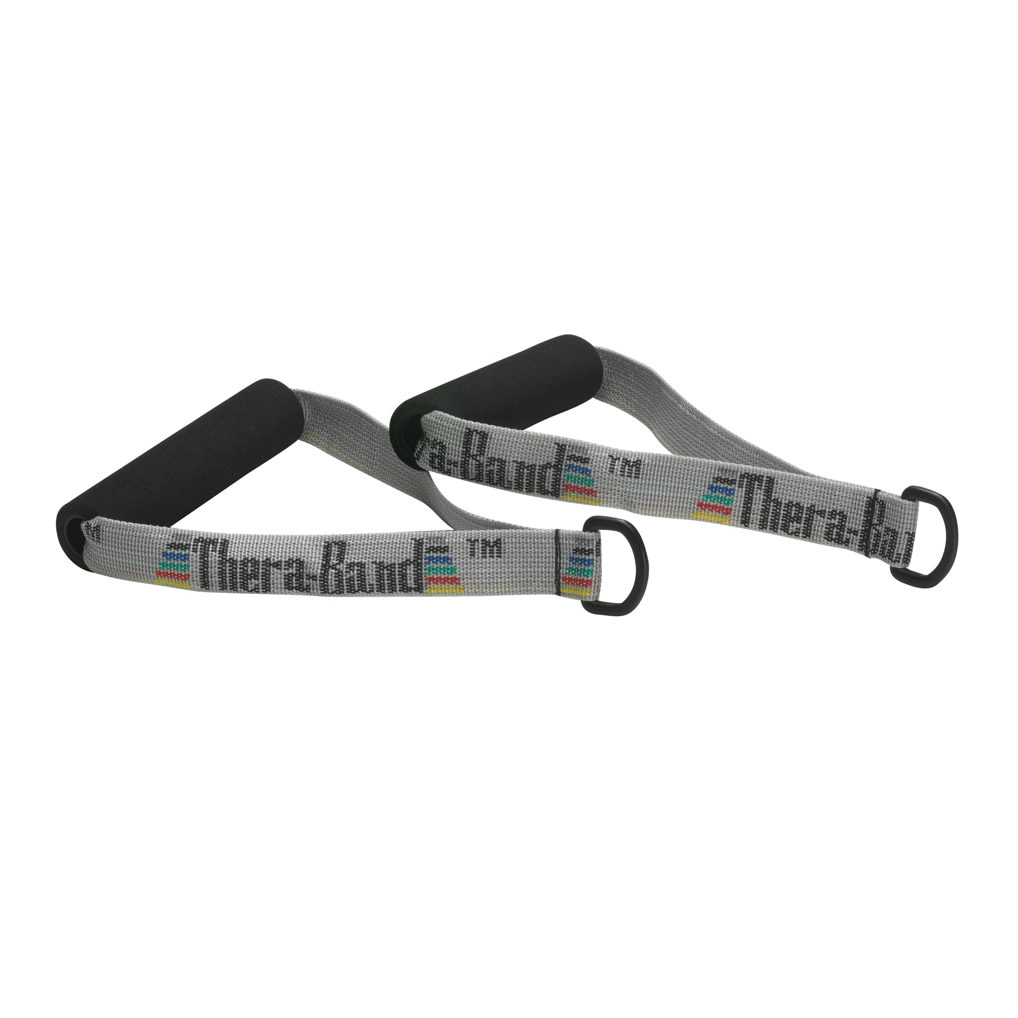 Photo 1 of THERABAND Resistance Band Handles, Attachments for Resistance Bands and Tubing, Pair of Foam Grip Pull Handles for Lower and Upper Body Exercises, Pilates, Yoga, Home Workouts without Weights