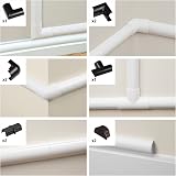 D-Line Mini Cable Trunking Clip-Over Accessory Multipack 10 Pieces Black view 2