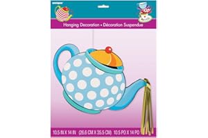 Hanging Teapot Mad Hatter Tea Party Decoration