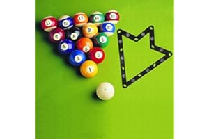 MOOCY Pool Magic Ball Rack, 8/9/10 Ball Rack Holder for Billiard Table - 6 Pack