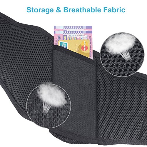 Hydration Running Belt by AIHOLES - Holds all iPhones Plus Accessories - with Expandable Water Bottle holder - Fits Large Water Bottle (Bottle Not Included) - Thumbnail 3