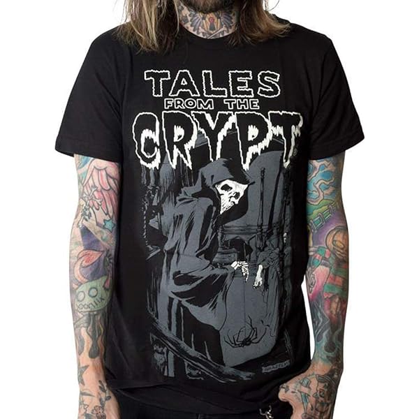 Amazon.com: kreepsville 666 Tales from The Crypt Grim Reaper T