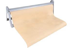 BOB'S INDUSTRIAL SUPPLY BISupply Butcher and Wrapping Paper Cutter Dispenser - 24in Craft Paper Roll Holder Stand and Cutter for Kitchen Storage