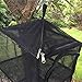 Wealers Outdoor Dry Net Storage and Food Screen 3-Tier Camping, Barbecue, Picnic Meal Protection Organizer | Repel Bugs and Insects | Faster Herb, Clothes, Dish Drying | Foldable (Hanging Dry Net)