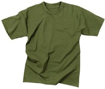 Playera color verde militar Clearance