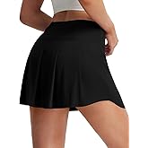 baleaf 14" Pleated Tennis Skirt for Women Golf Skorts with Shorts Pockets High Waisted Athletic Workout Running Skirts