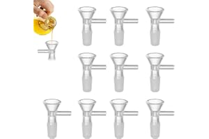 10pcs Glass Funnels 14mm with Handle